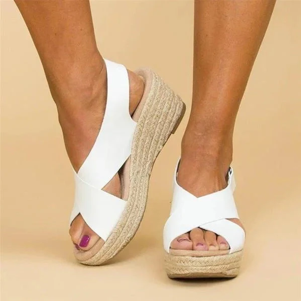 Espadrille-Sandalen für Frauen mit leichtem Sommerstil