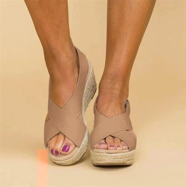 Espadrille-Sandalen für Frauen mit leichtem Sommerstil