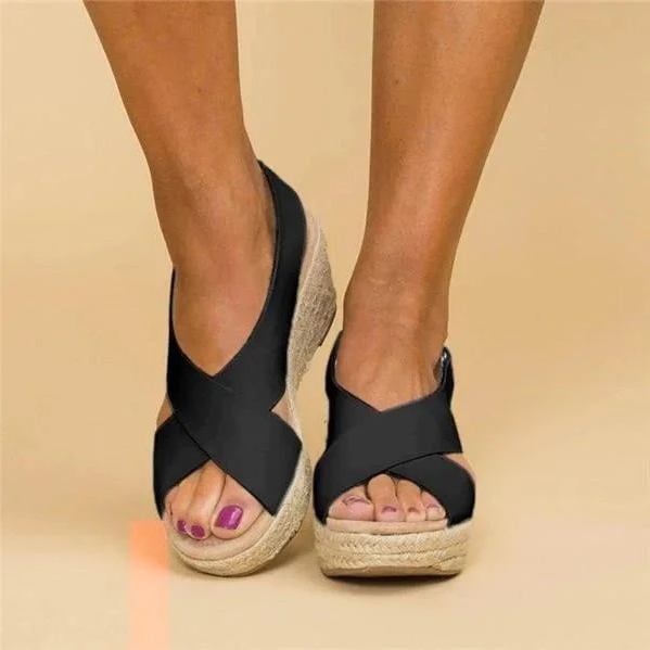 Espadrille-Sandalen für Frauen mit leichtem Sommerstil