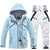 Bleu clair / blanc