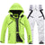 Jaune-vert / blanc