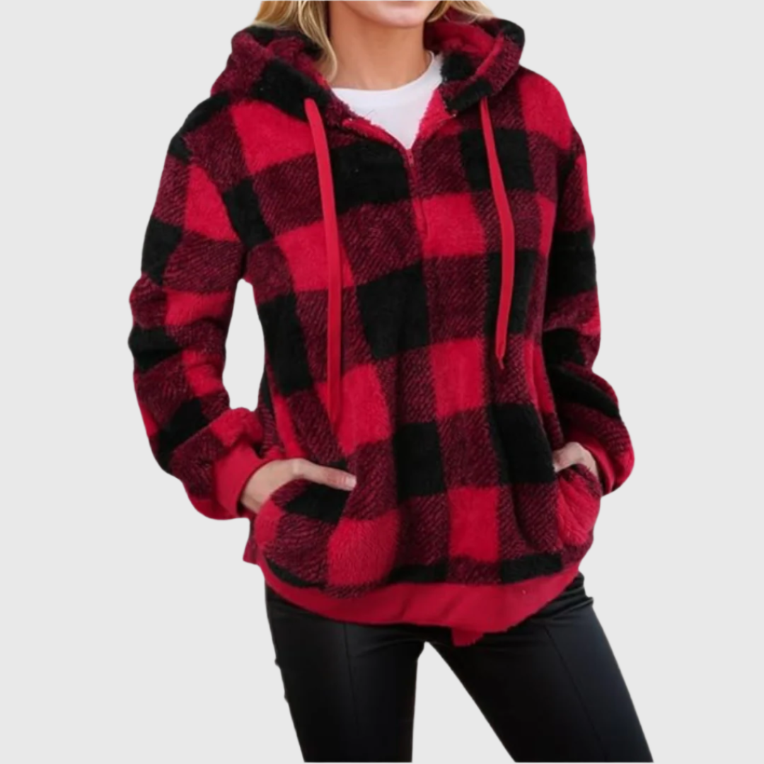 Stylischer Halb-Zip Pullover Damen – Atmungsaktiv, Weich, Bequem, Verschiedene Größen und Farben erhältlich