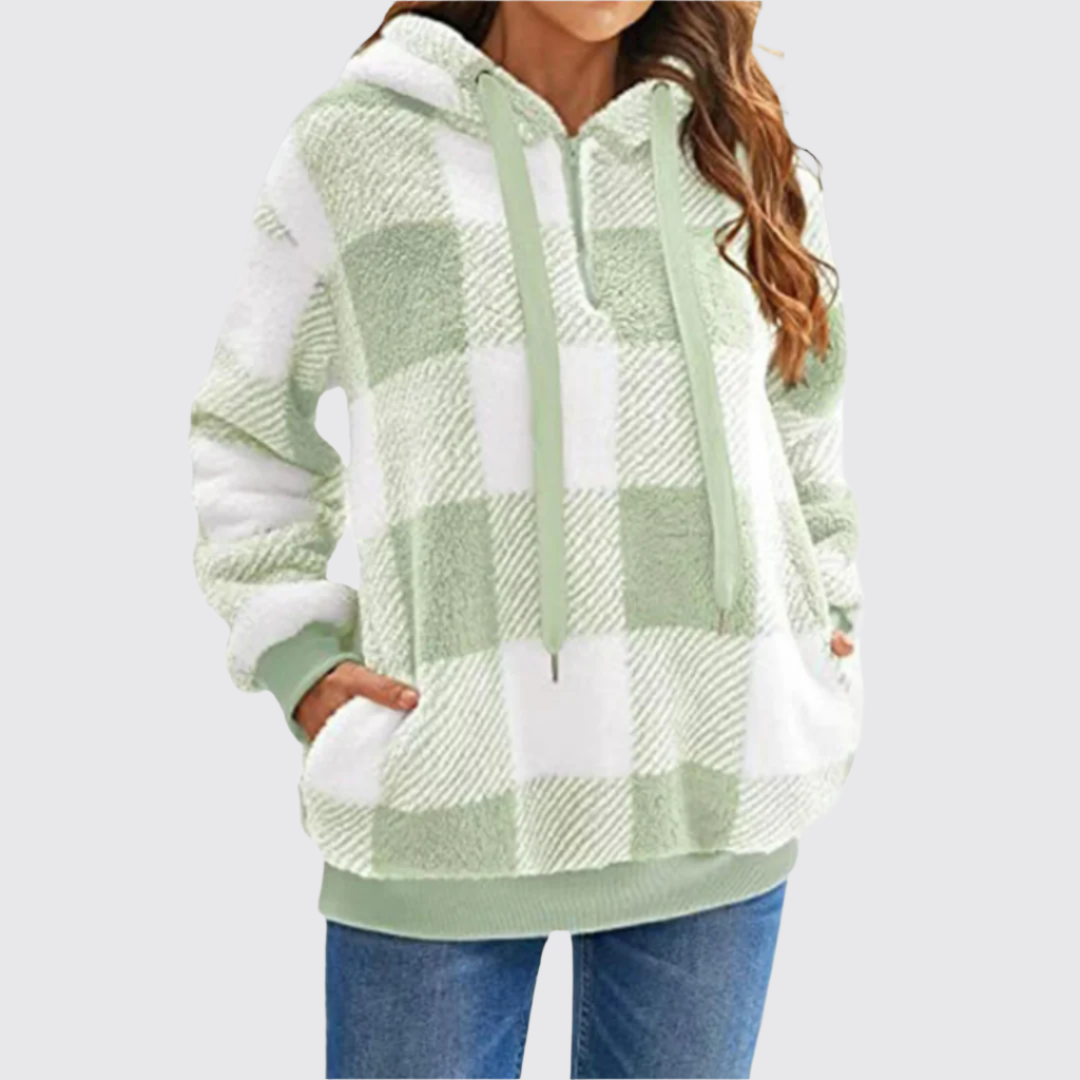 Stylischer Halb-Zip Pullover Damen – Atmungsaktiv, Weich, Bequem, Verschiedene Größen und Farben erhältlich
