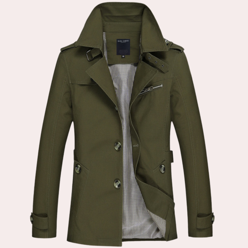 Trenchcoat Herren | Trenchjacke für Frühling und Herbst