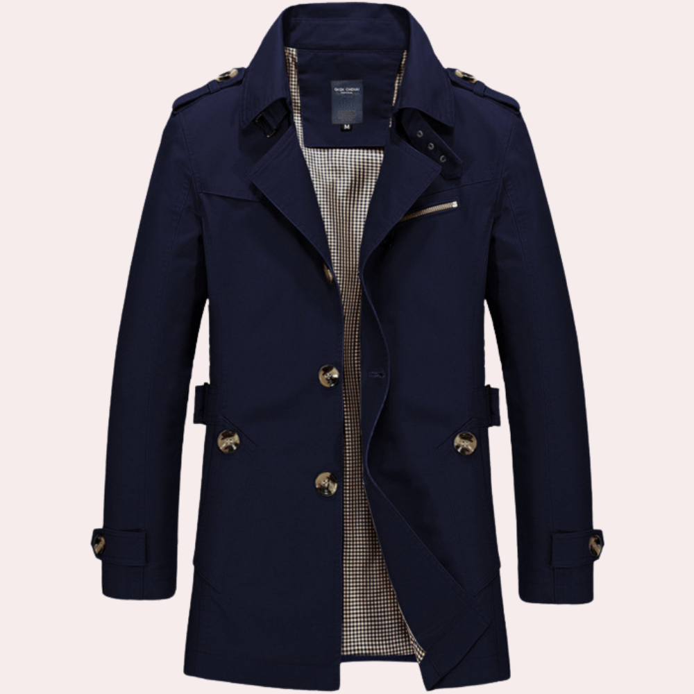 Trenchcoat Herren | Trenchjacke für Frühling und Herbst