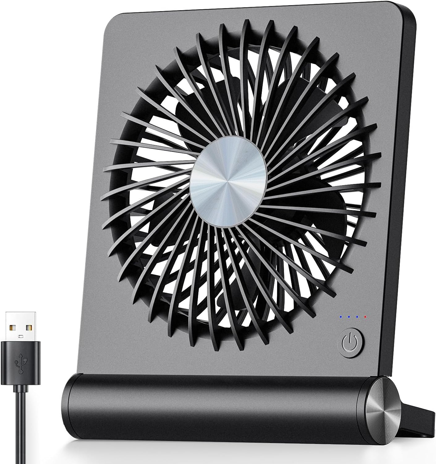 Ultraleiser Tischventilator mit 3 Geschwindigkeitsstufen – Kompakt und Leise für Büro und Schlafzimmer