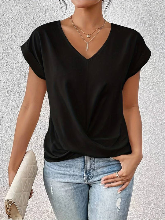 V-Hals Bluse | Damenmode für Alltag und Sommer