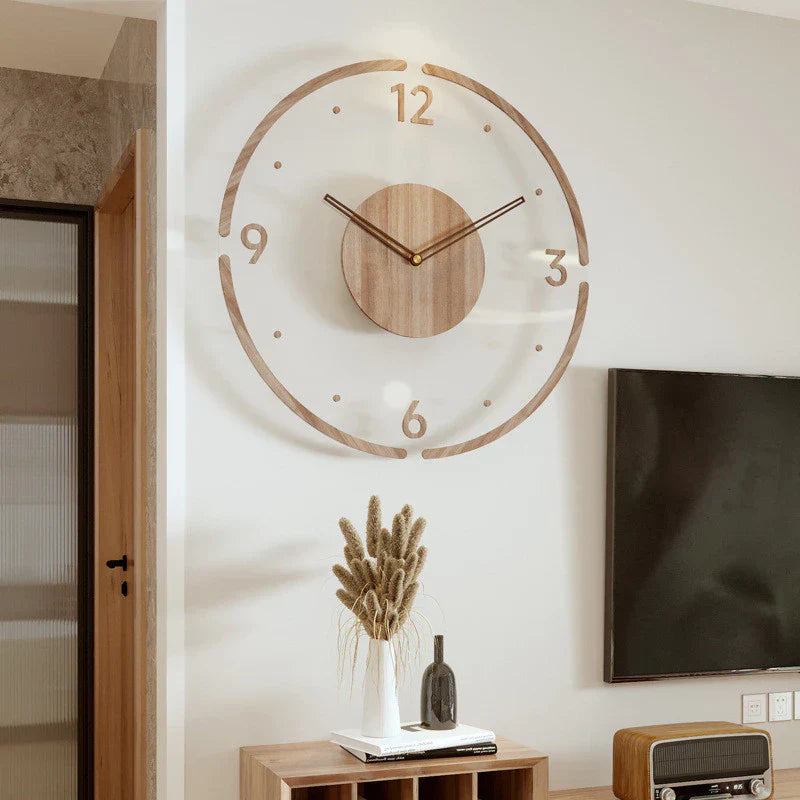 Wanduhr | Moderne Wanduhr für Wohnaccessoires im skandinavischen Stil