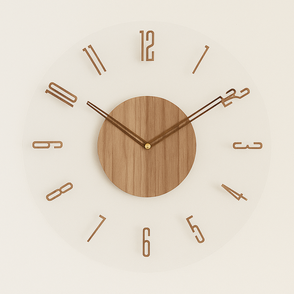 Wanduhr | Moderne Wanduhr für Wohnaccessoires im skandinavischen Stil