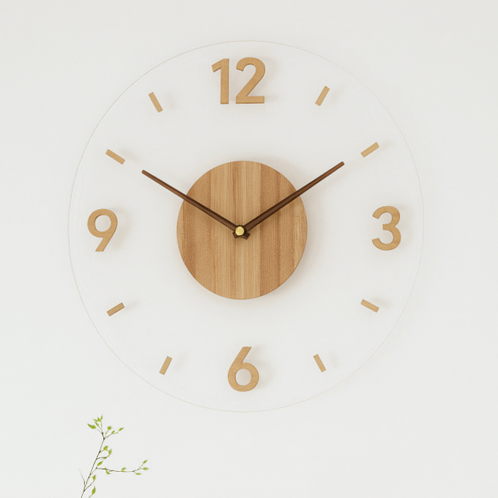 Wanduhr | Moderne Wanduhr für Wohnaccessoires im skandinavischen Stil