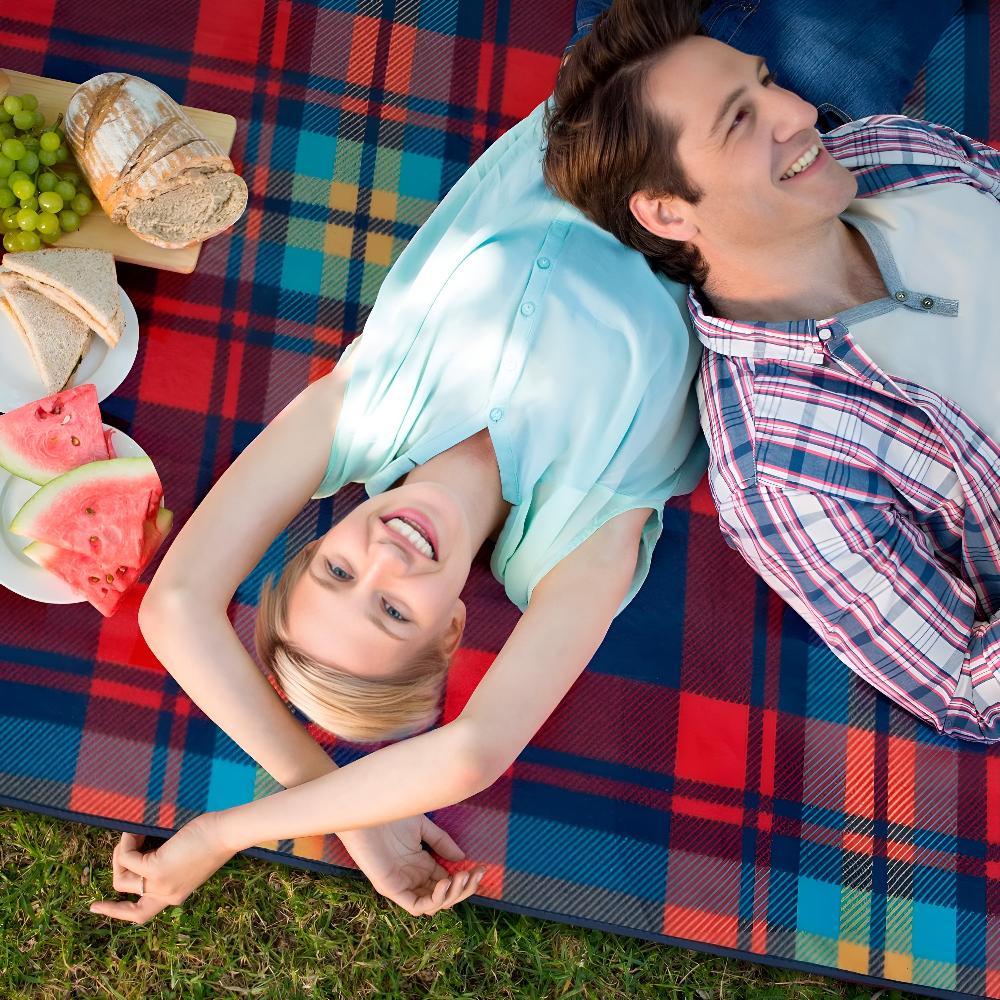 Wasserdichte Picknickmatte – Leicht und Tragbar für Outdoor-Aktivitäten, Faltbares Design mit Weicher Oberfläche