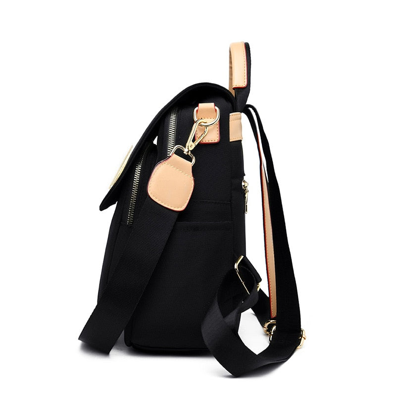Wasserdichter Rucksack für Frauen – Stilvoller Schulrucksack mit großem Stauraum