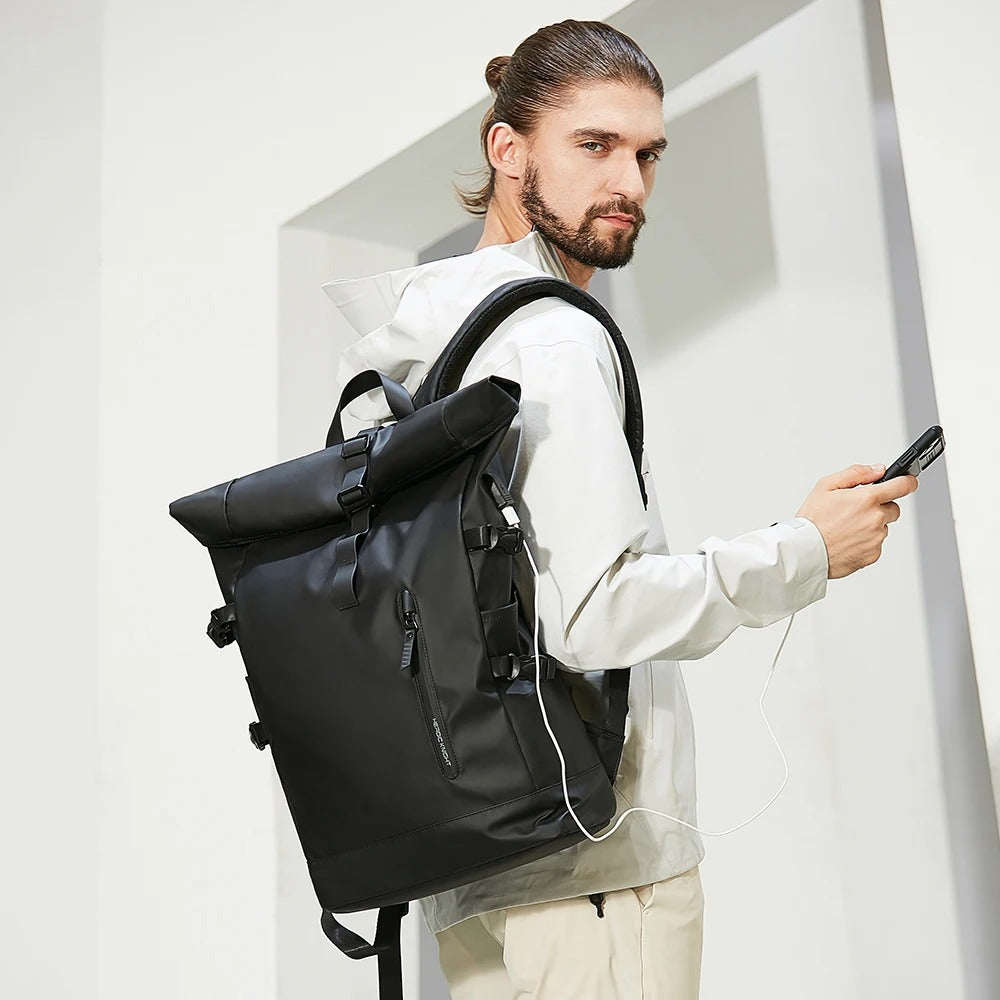 Wasserdichte 3-in-1-Fahrradtasche und Rucksack – verstellbar mit Laptopfach und zusätzlichen Fächern
