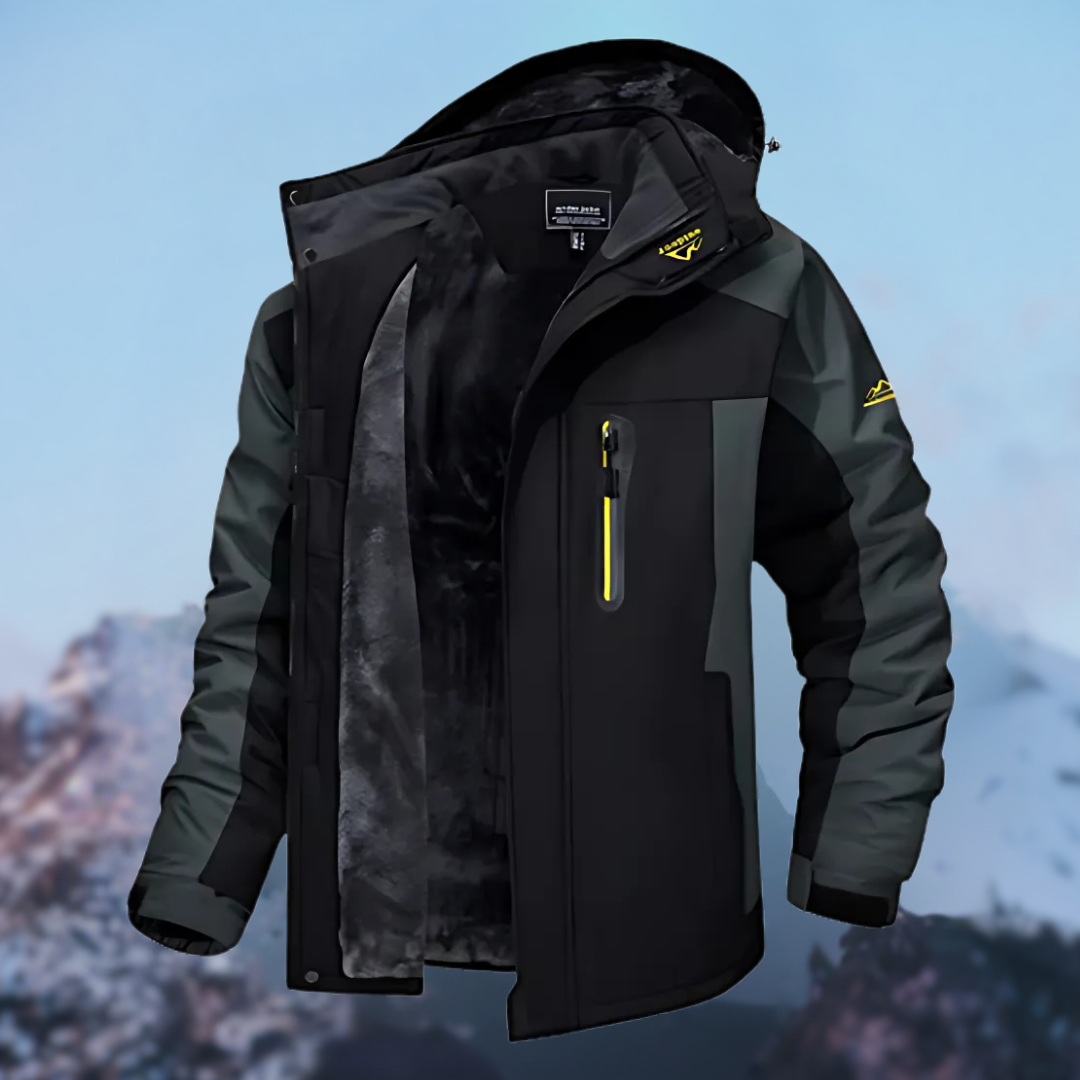 Wasserfeste Herren Winterjacke mit Leichter Füllung – Robuste Outdoor-Jacke für Kalte Tage