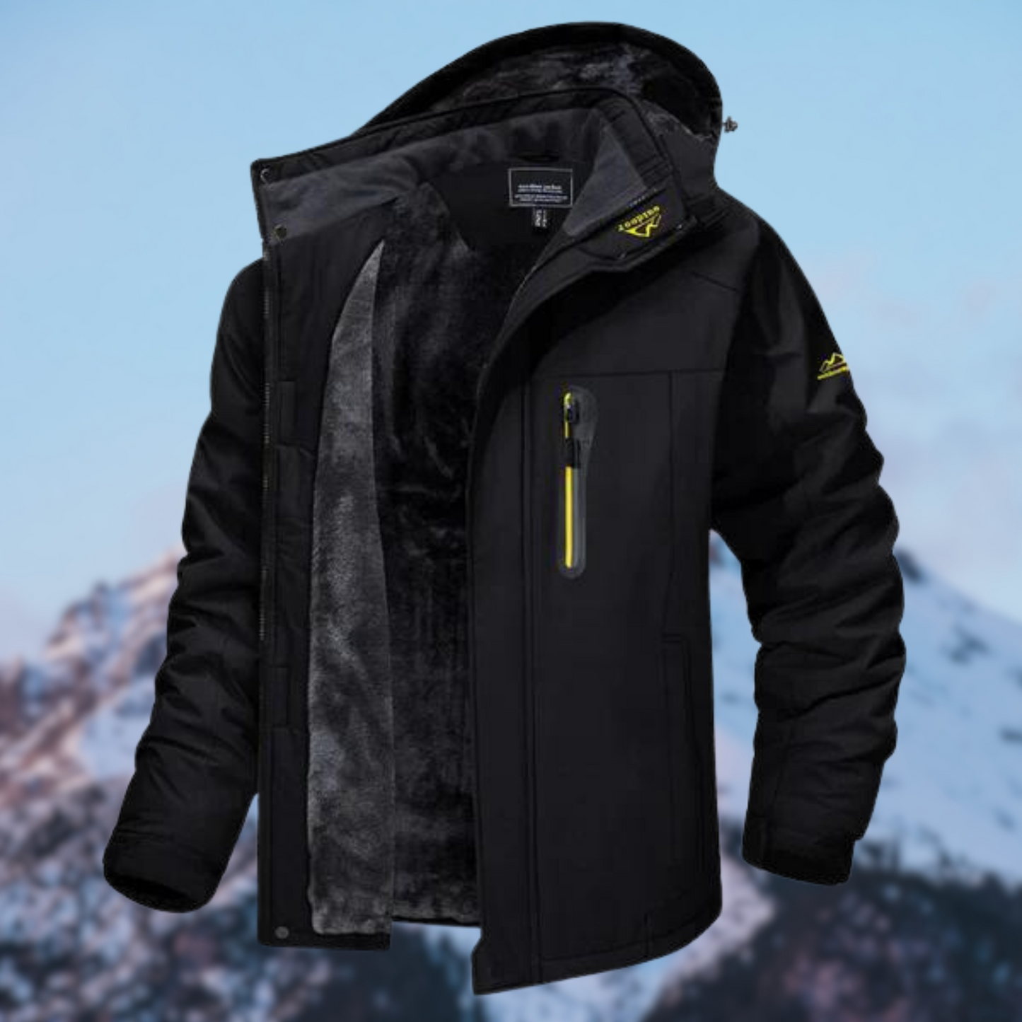Wasserfeste Herren Winterjacke mit Leichter Füllung – Robuste Outdoor-Jacke für Kalte Tage