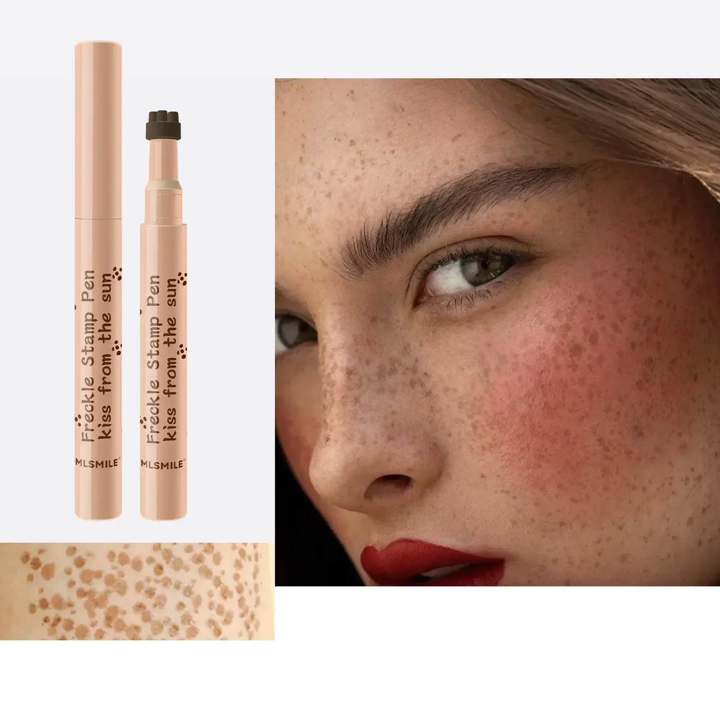 Wasserfester Sommersprossen Stift für Natürlichen Look – Langlebig und Einfach Anzuwenden