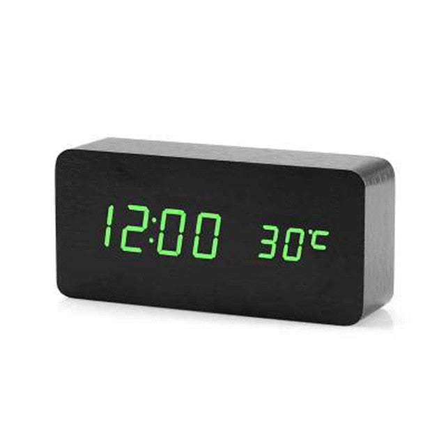 Wecker mit Licht | Digitaler LED Wecker mit Spracherkennung für Schlafzimmer