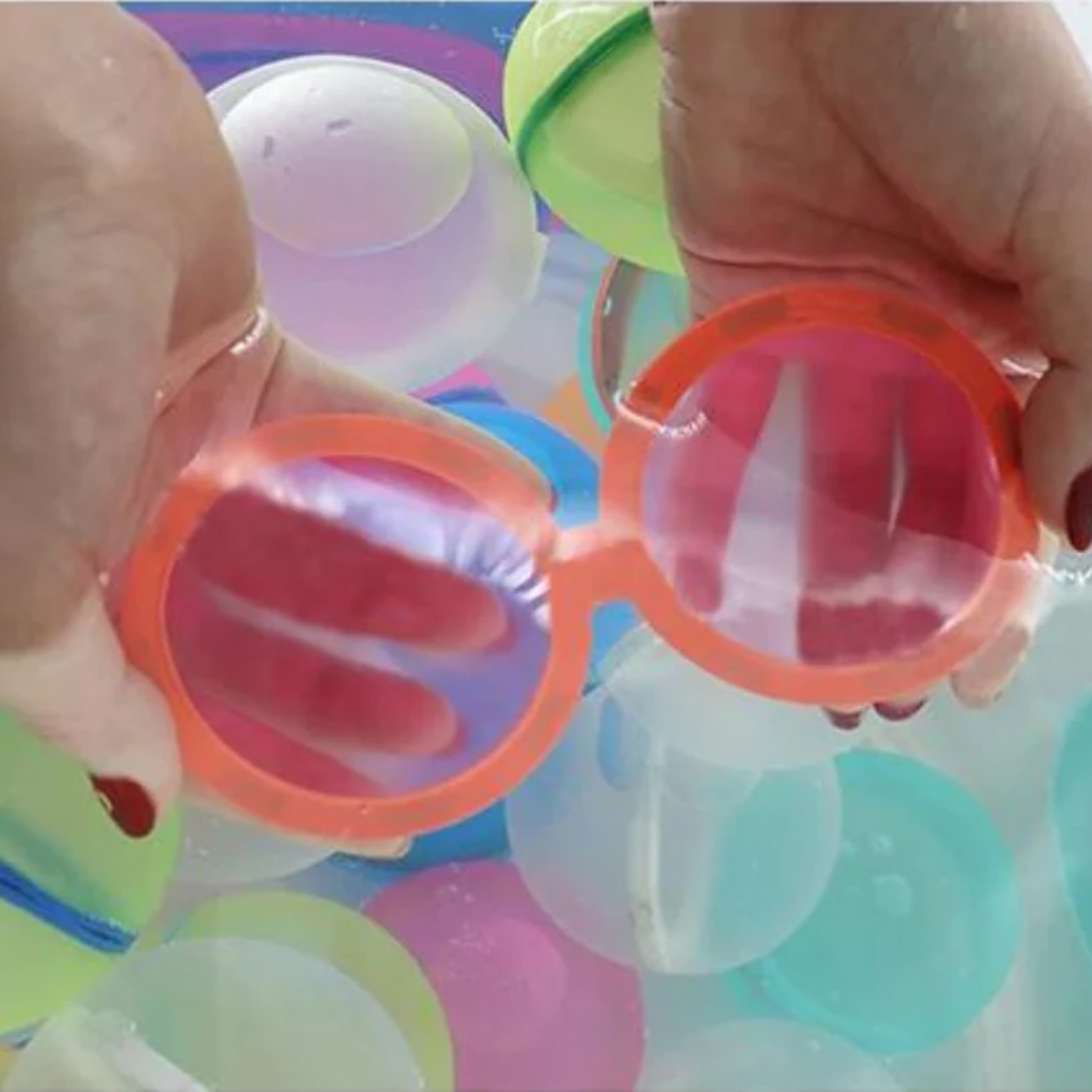 Wiederverwendbare Wasserballons mit Magnetverschluss – Buntes, nachhaltiges Spielzeug für Kinder ab 3 Jahren, 6er und 12er Sets