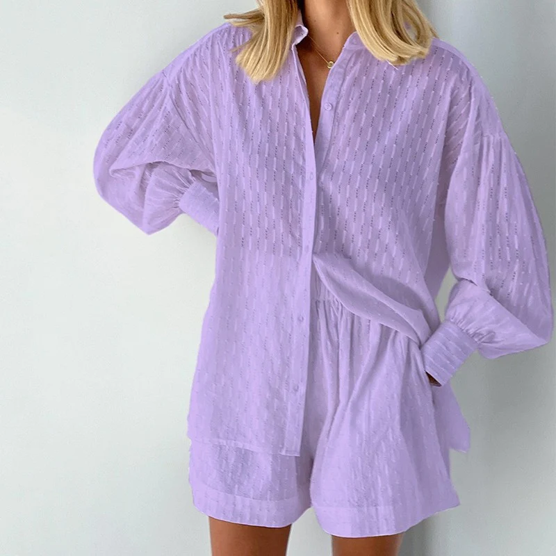 Zomerset Damen 2-teilige Bluse und Short | Sommermode für Damen