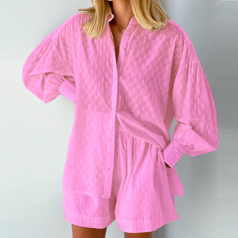 Zomerset Damen 2-teilige Bluse und Short | Sommermode für Damen
