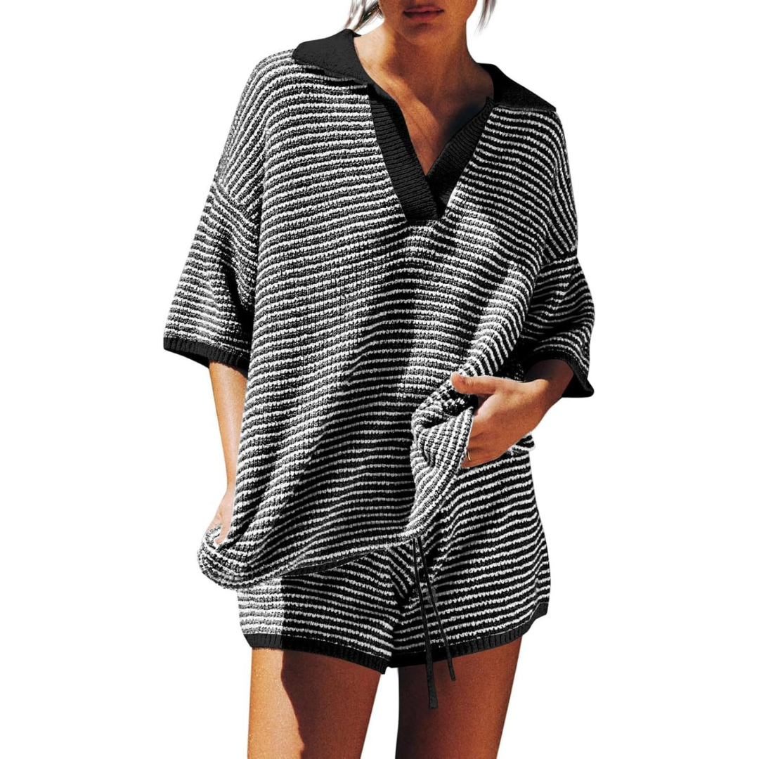 Zweiteiliges Set für Damen | Sommermode für Freizeitaktivitäten