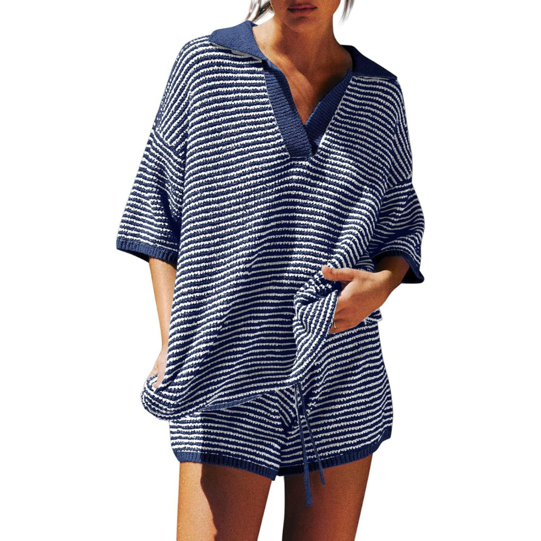 Zweiteiliges Set für Damen | Sommermode für Freizeitaktivitäten