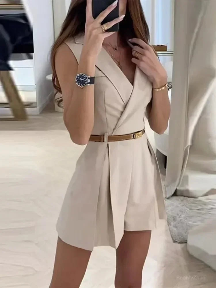 Ärmelloser Strampler für Damen