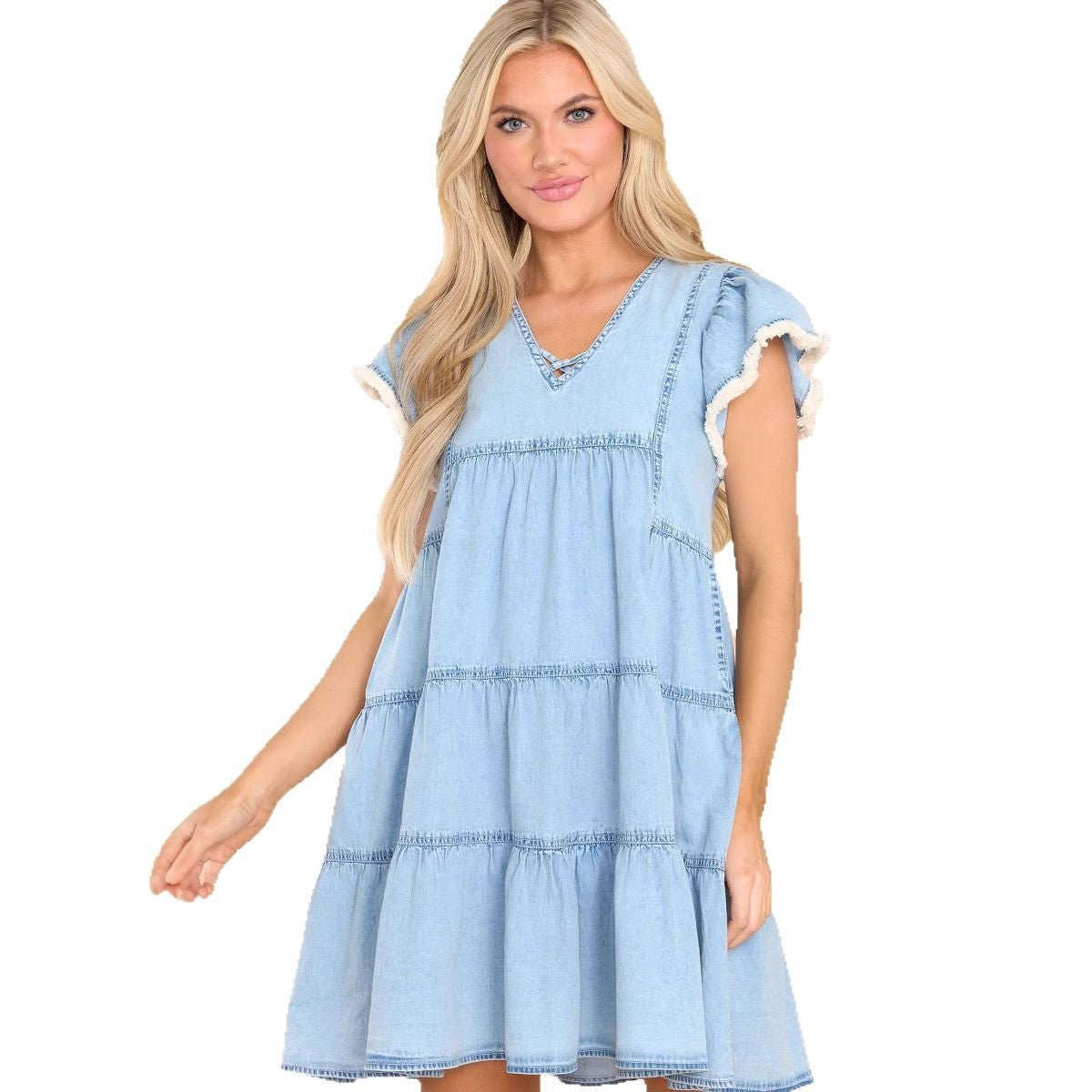 Ärmelloses A-Linien-Damen-Kleid
