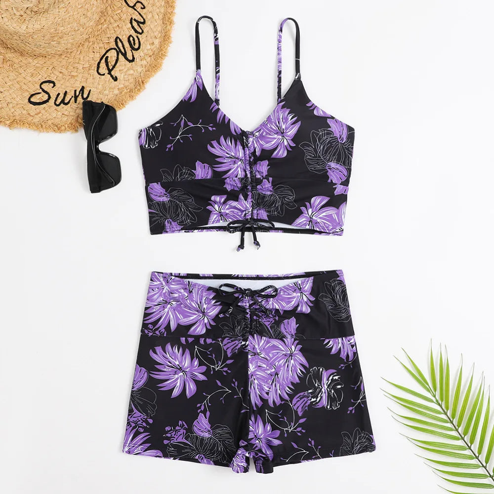Bikini Damen Hochtailliert