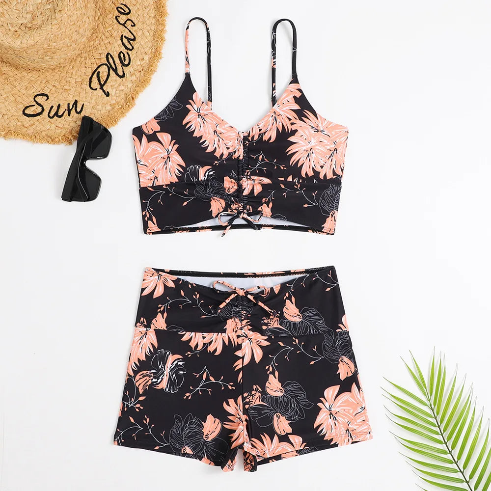 Bikini Damen Hochtailliert