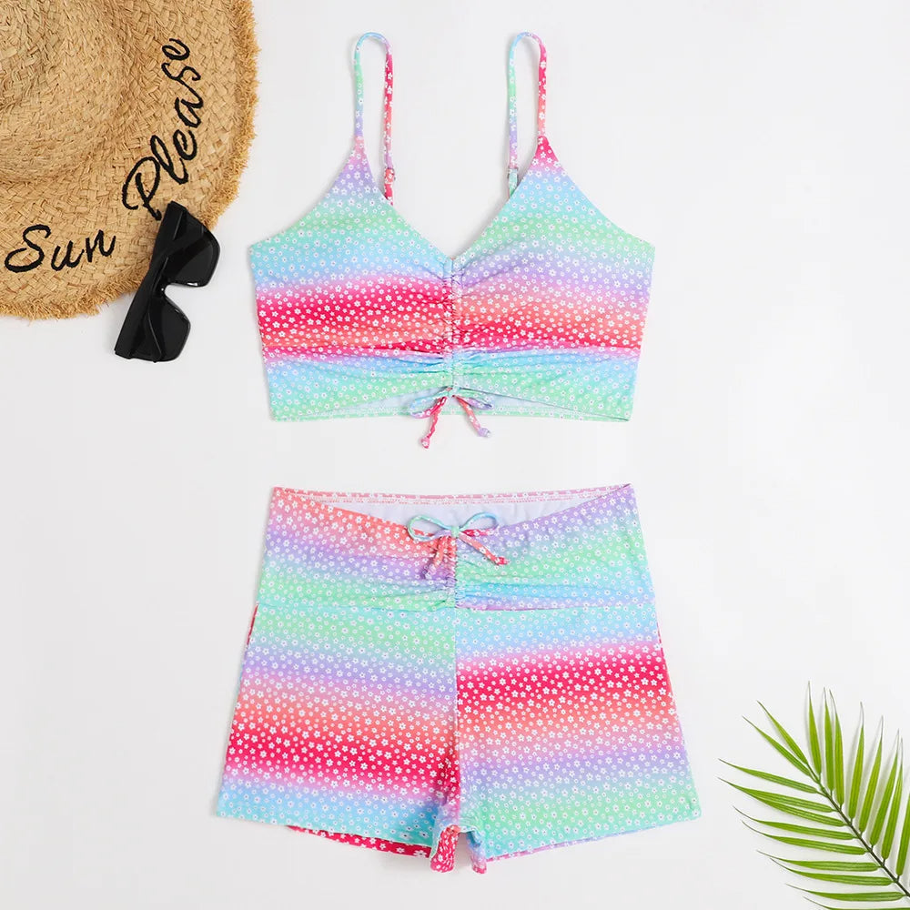 Bikini Damen Hochtailliert
