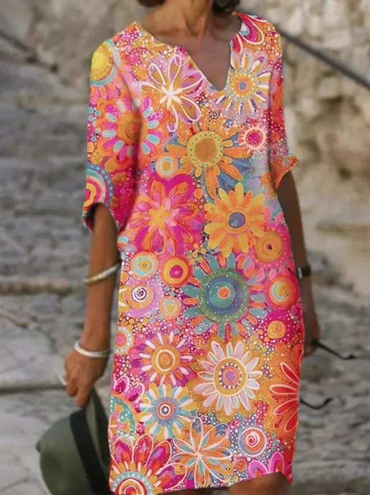 Blumenkleid für Damen – Sommerstil