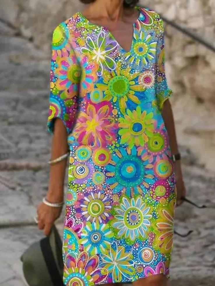 Blumenkleid für Damen – Sommerstil