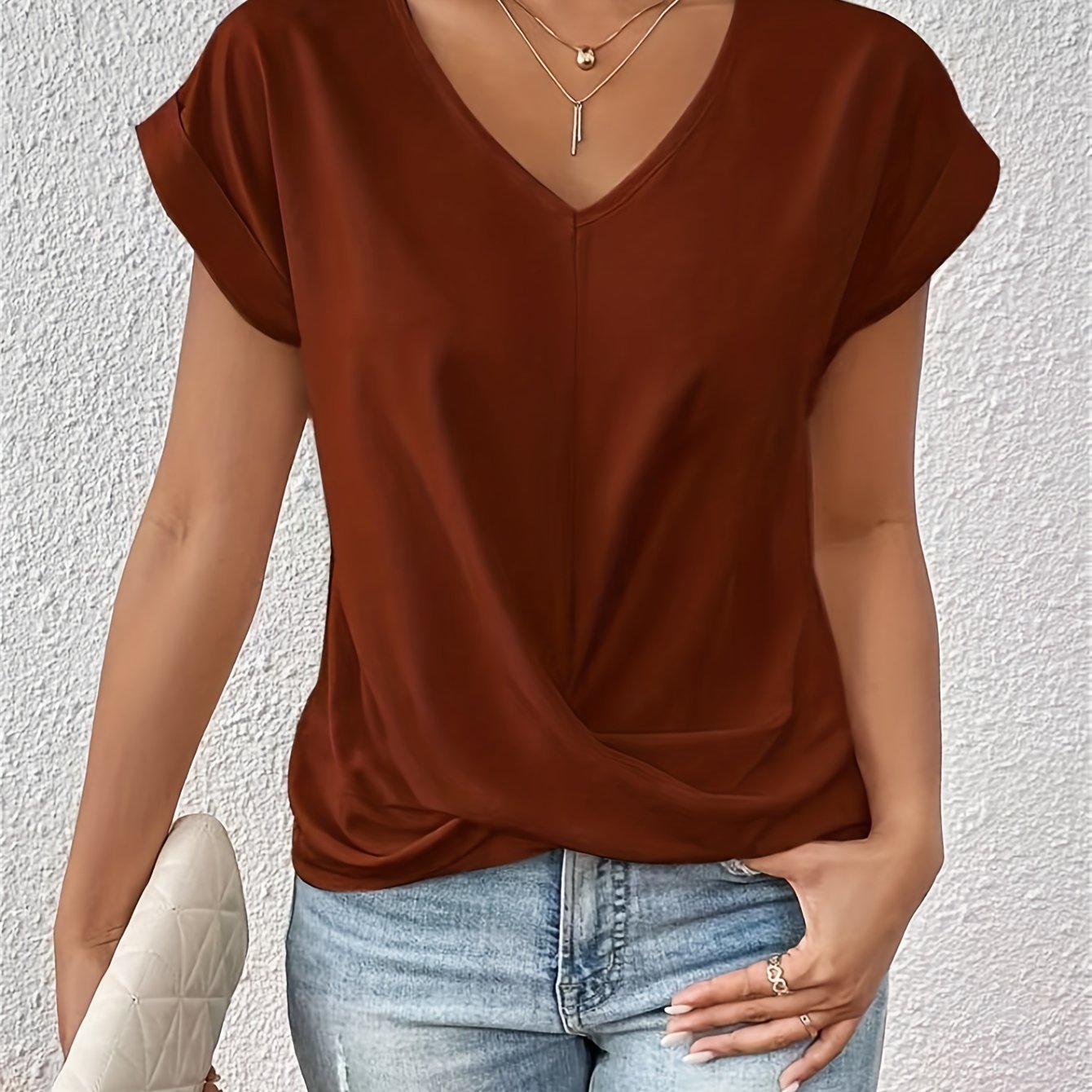 Blusentop Damen | Zeitlose Raffinesse mit modernem Twist | Liliana