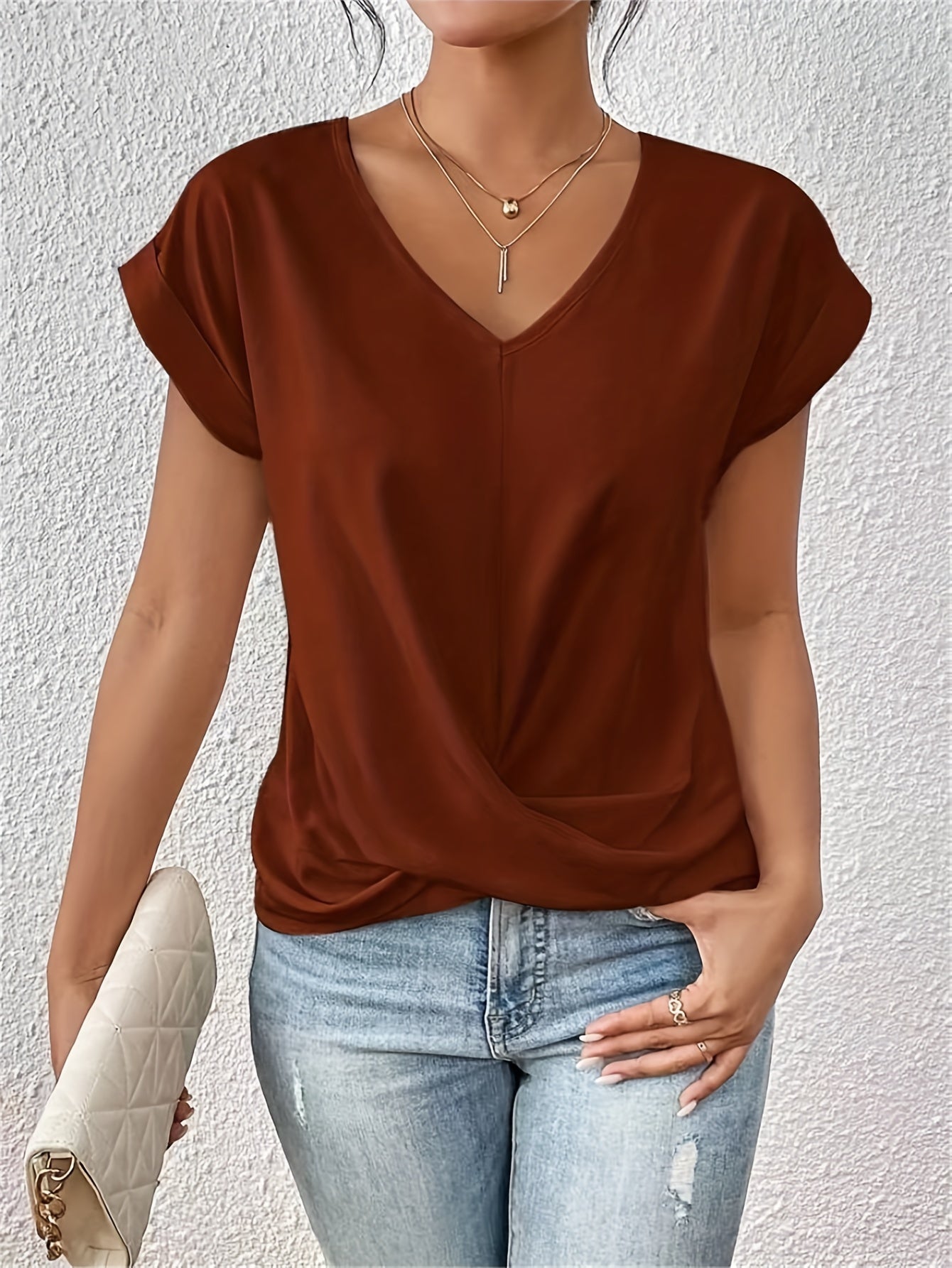 Blusentop Damen | Zeitlose Raffinesse mit modernem Twist | Liliana