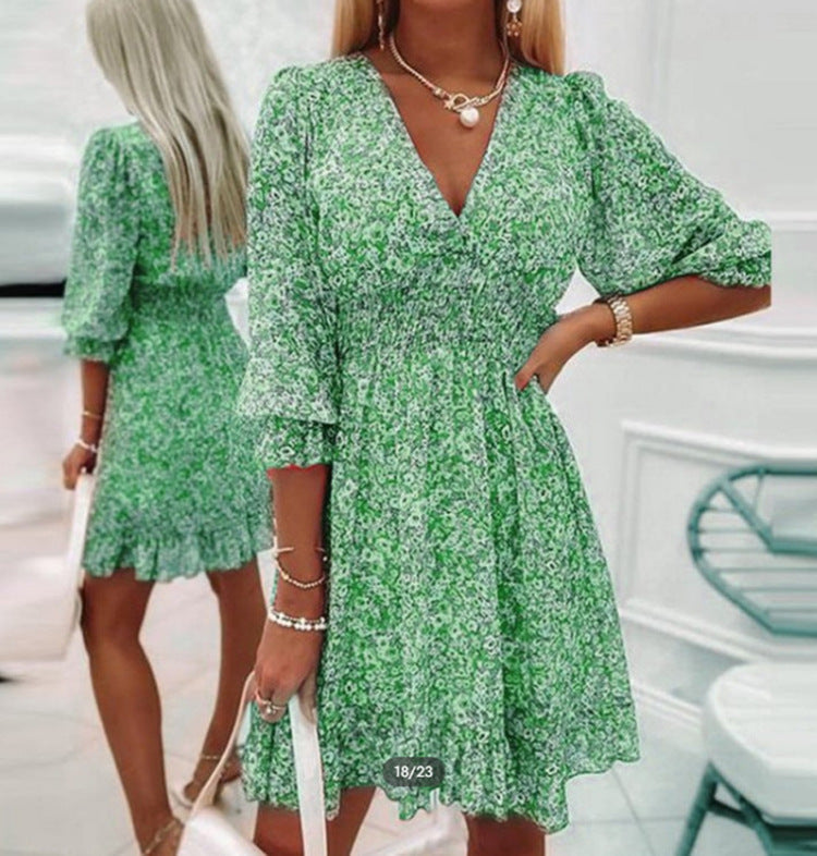 Boho Kleid für Damen mit femininer Silhouette