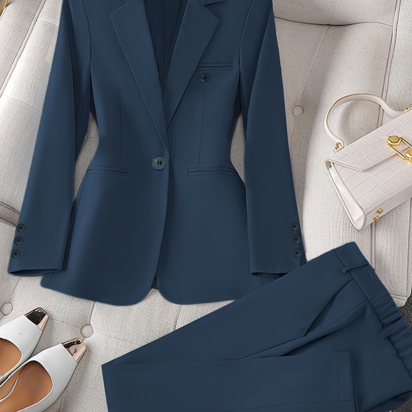 Business-Anzug Damen | Zeitloses Zweiteiler-Set für elegante Auftritte | Valerie