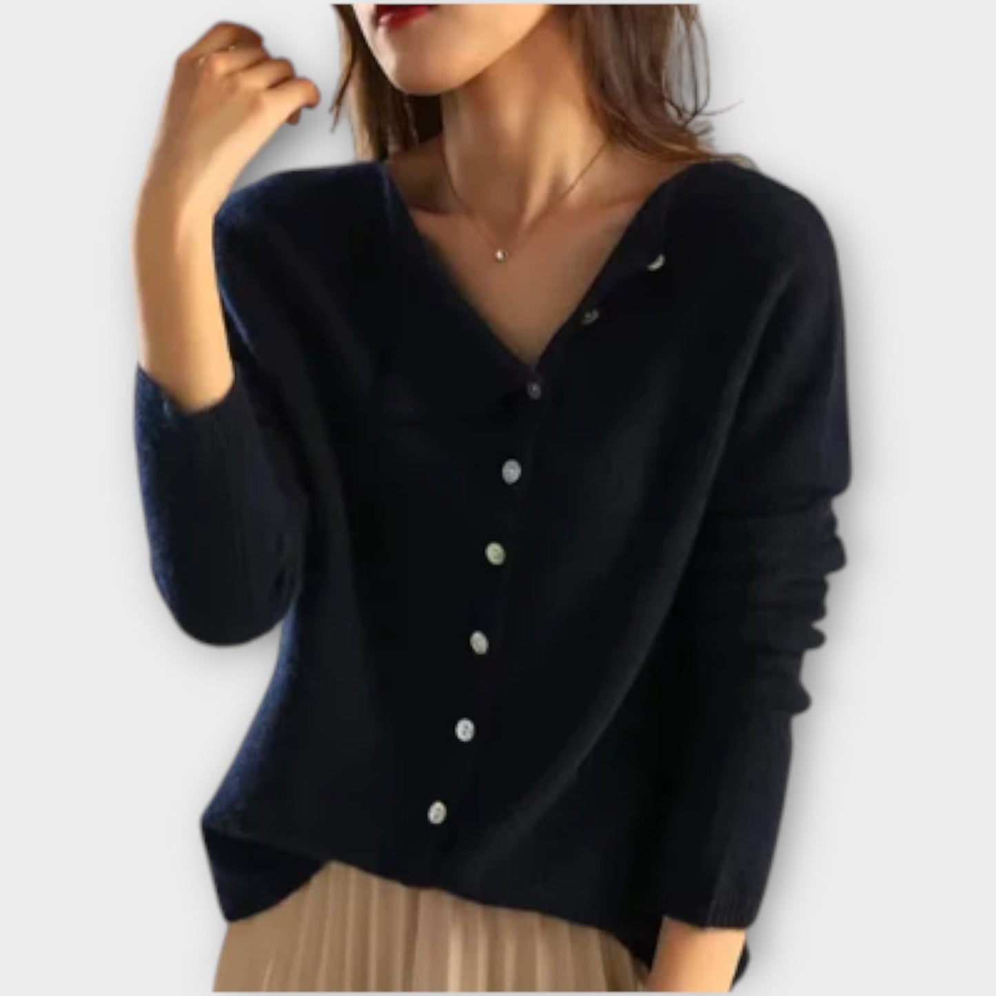 Damen Asymmetrischer Cardigan – Modernität und Stil