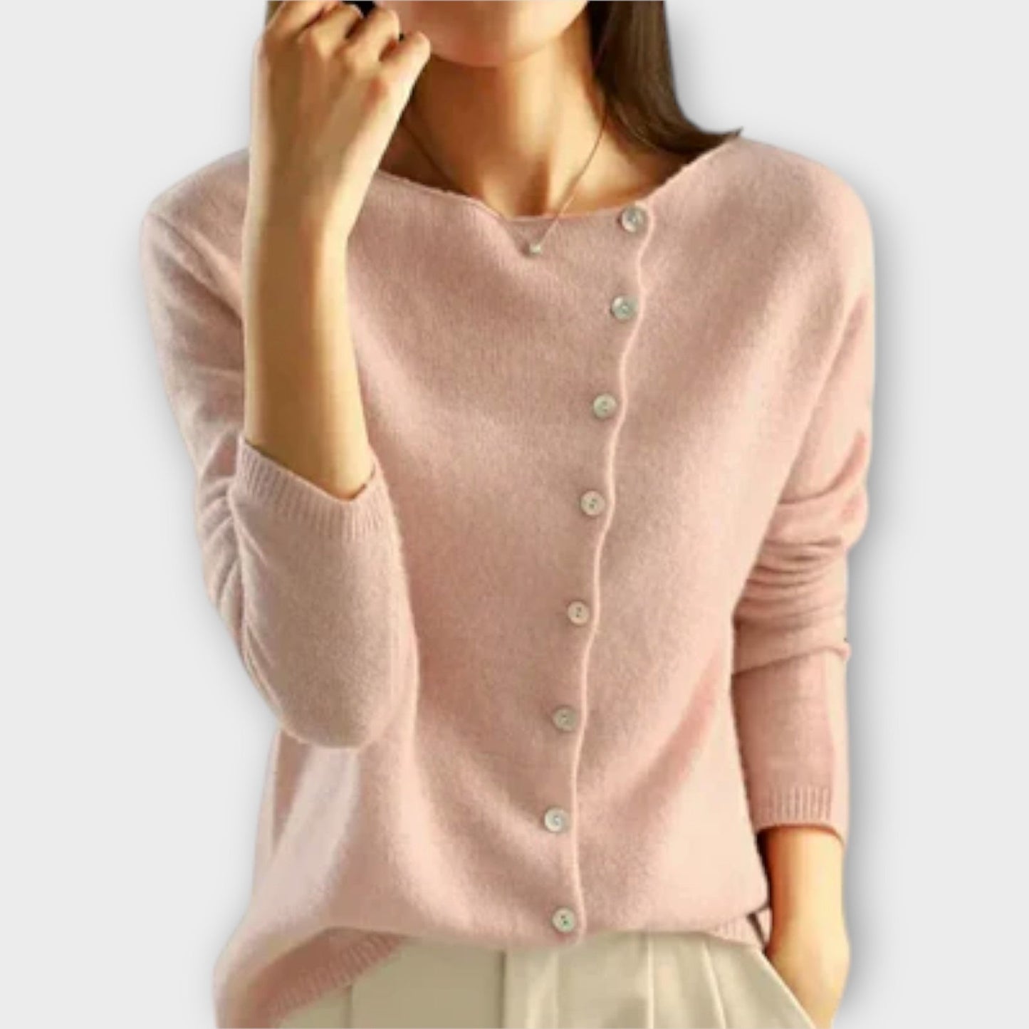 Damen Asymmetrischer Cardigan – Modernität und Stil