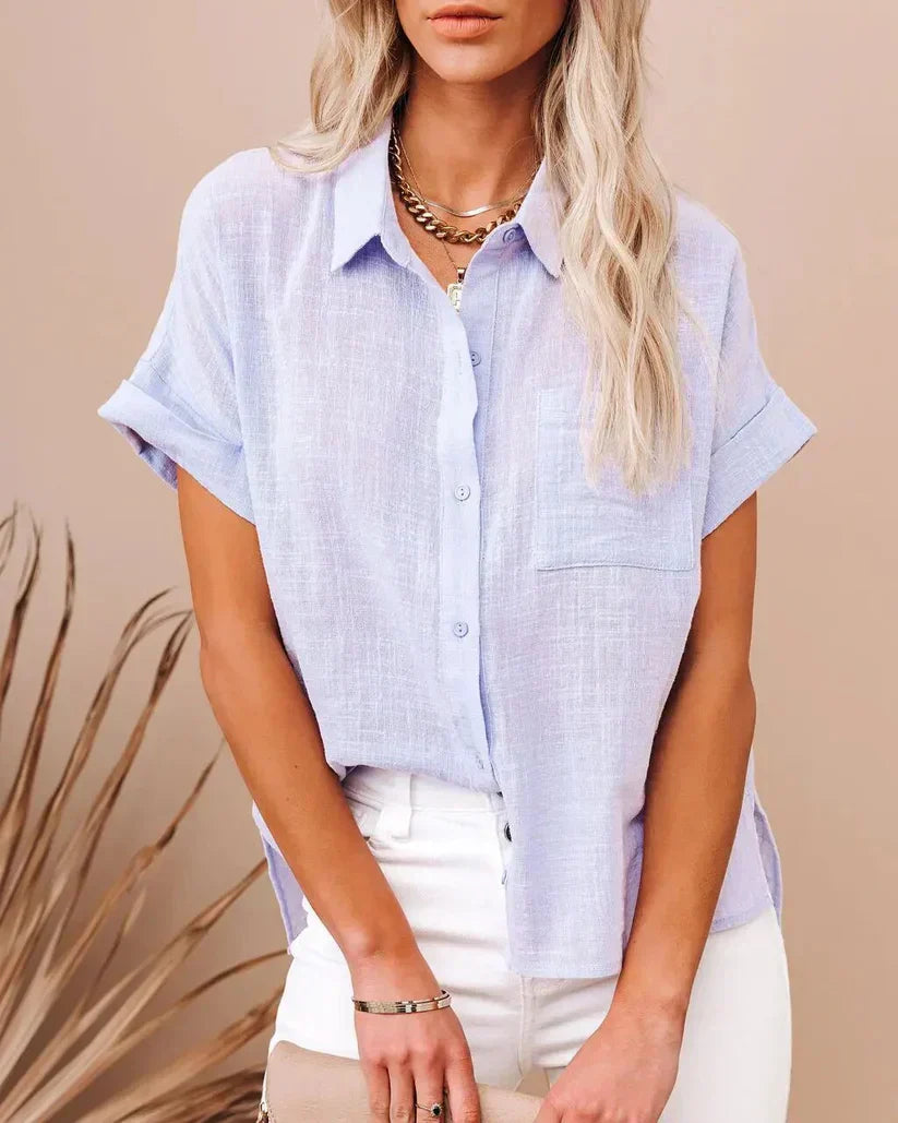 Damen Bluse – Luftige Eleganz für heiße Sommertage