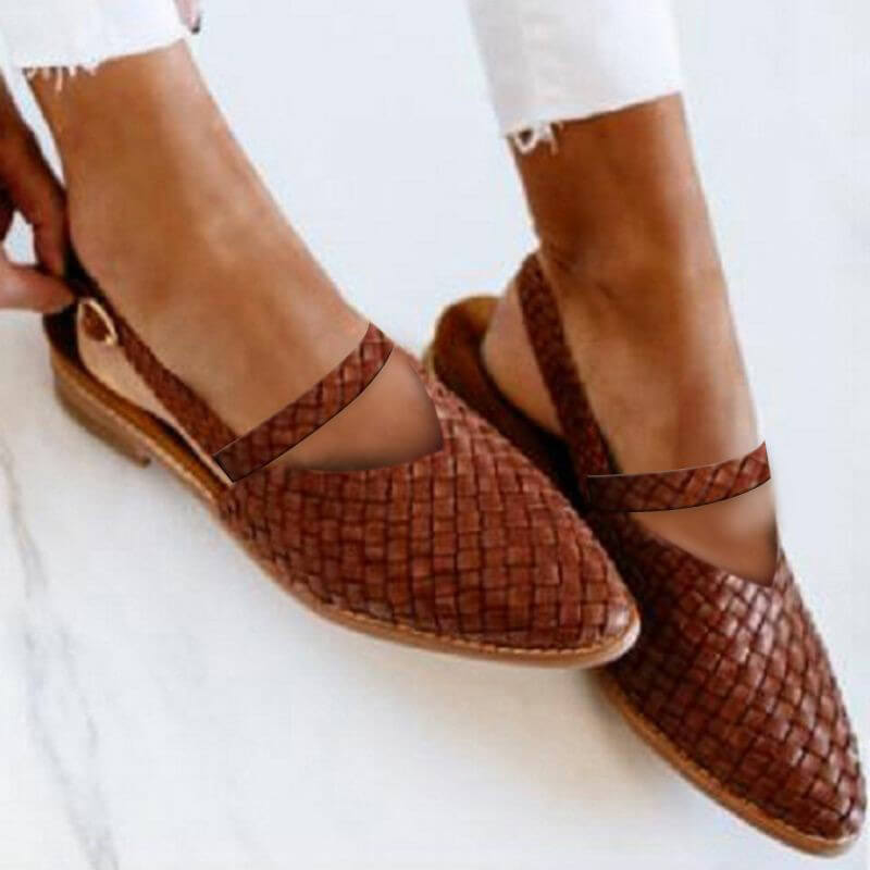 Damen Geflochtene Slipper – Stilvoll & Bequem für den Alltag