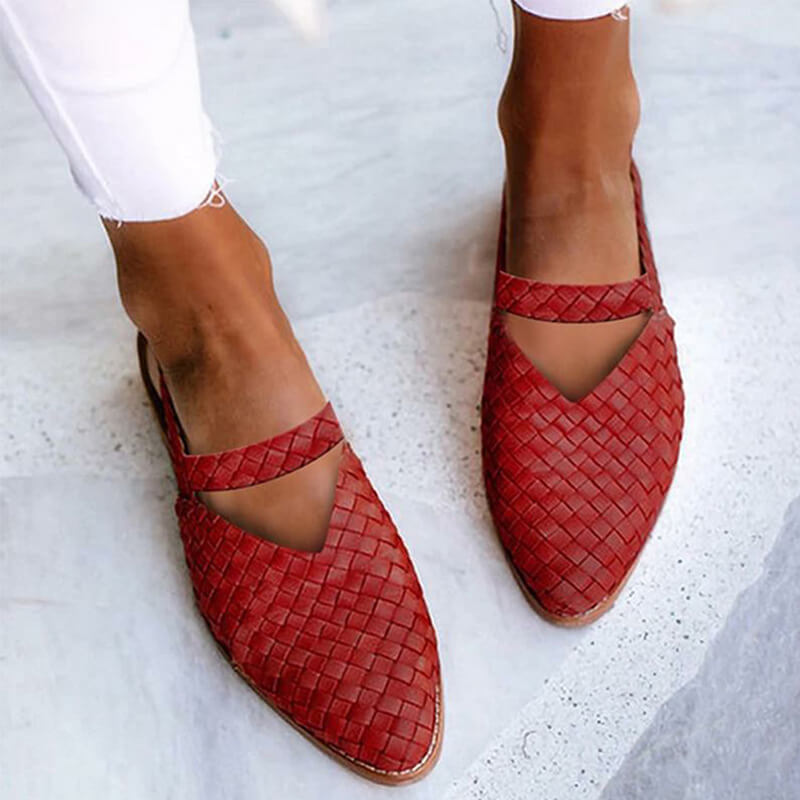 Damen Geflochtene Slipper – Stilvoll & Bequem für den Alltag