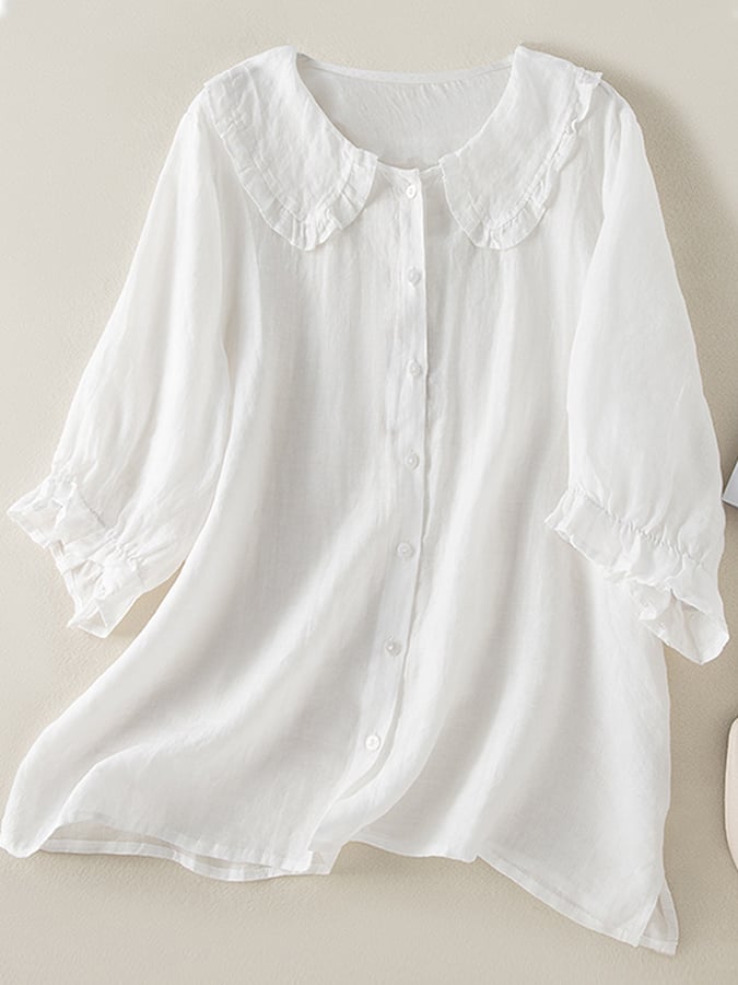 Damen Hemd – Femininer Stil mit klassischem Kragendetail