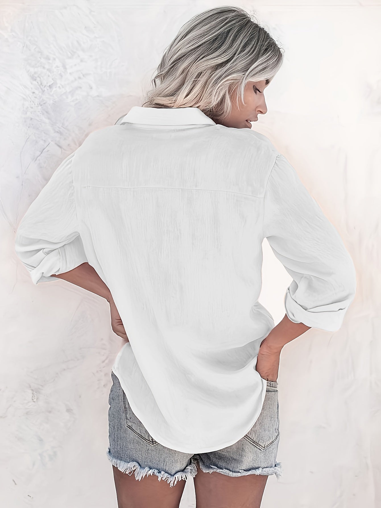 Damen Hemdbluse | Luftiger Oversize-Look für moderne Leichtigkeit | Amelie