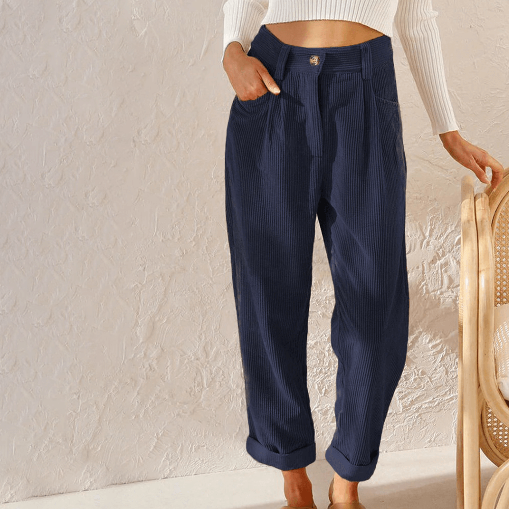 Damen Hose – Lässiger Cordstil mit Komfortfaktor