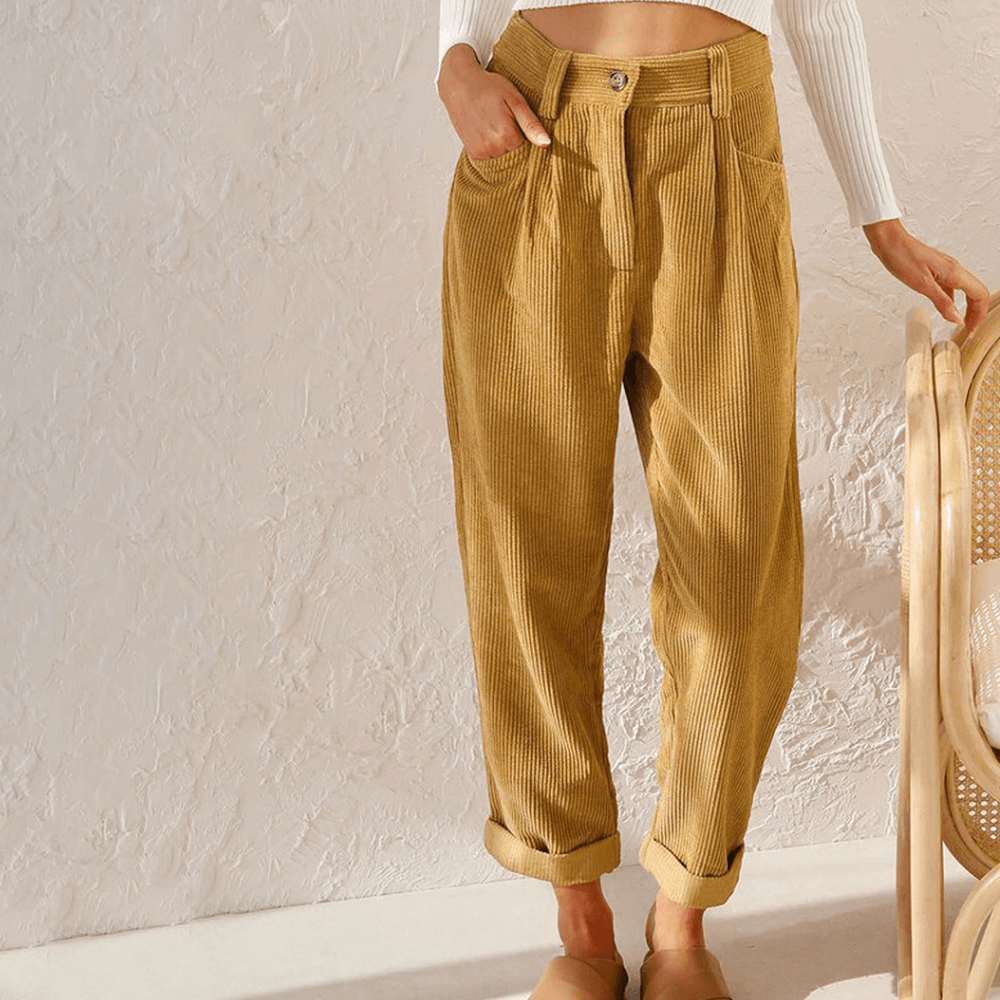 Damen Hose – Lässiger Cordstil mit Komfortfaktor