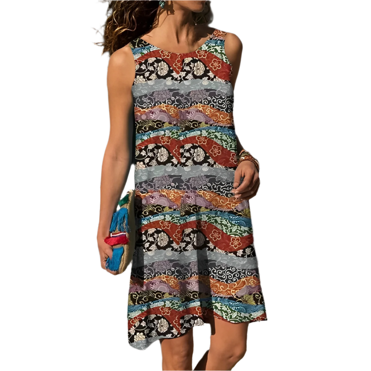 Damen Kleid – Sommerleichtes Design mit floraler Note