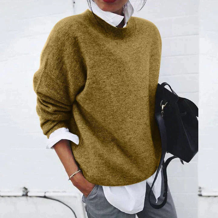 Damen Lässiger Pullover – Bequemer und Vielseitiger Strickpullover4