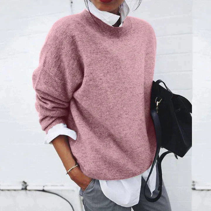 Damen Lässiger Pullover – Bequemer und Vielseitiger Strickpullover2
