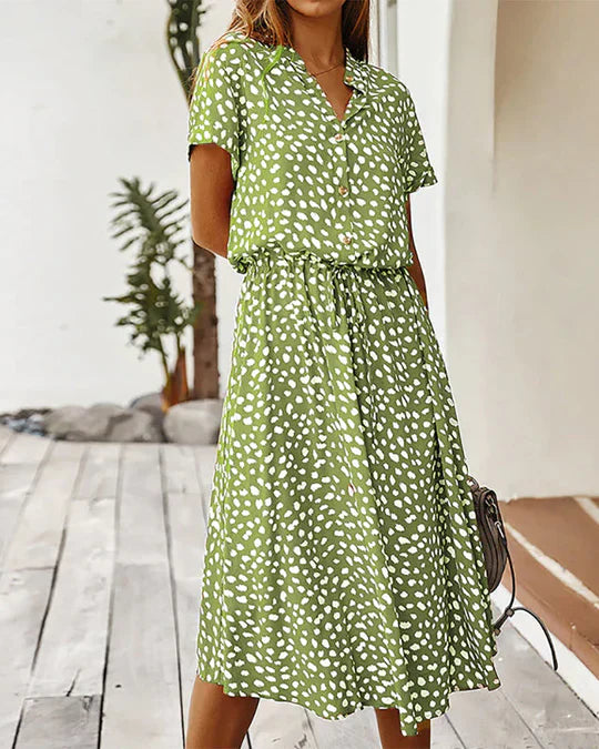 Damen Midikleid Clara – Verspielt & Feminin